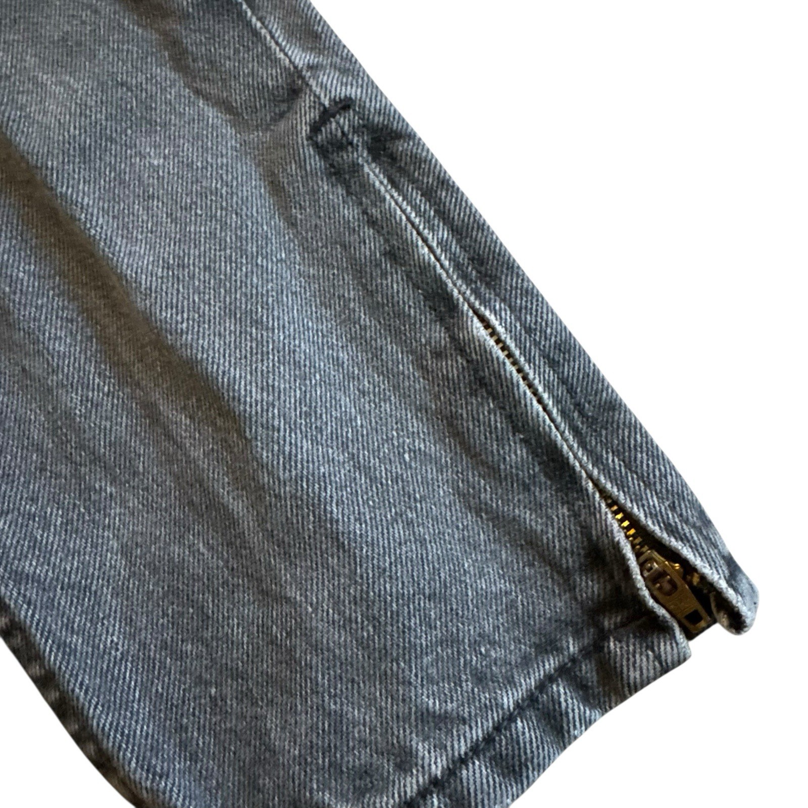 Vtg Woman’s 1990s GUESS JEANS, Size 30, Blk, Tapered Leg, Zip Ankle, Style 39015