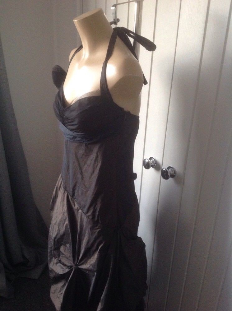 Vintage IN Love Carling goth steampunk victorian hitch skirt dress size T2 M