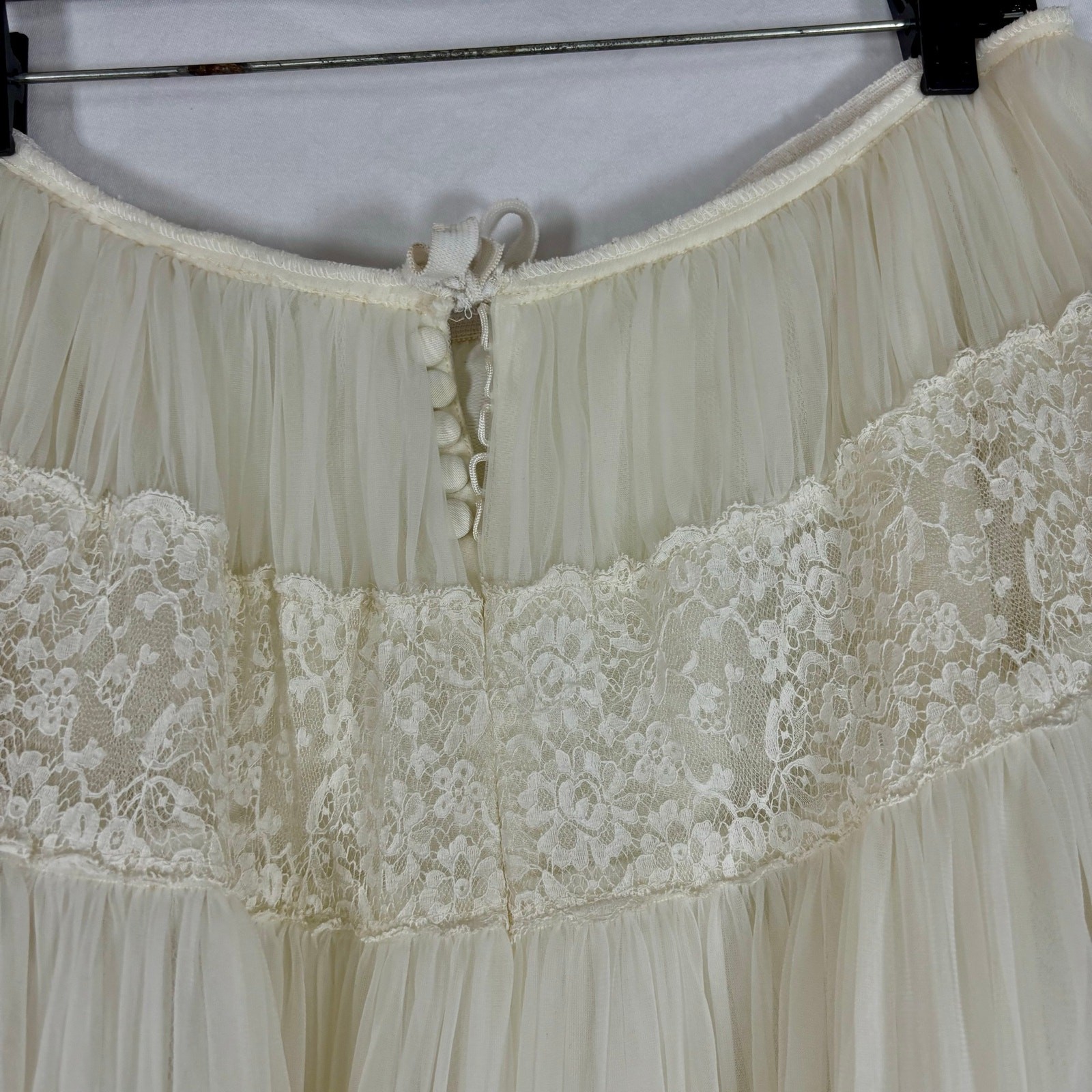 Vintage 1950s Marie of Pandora Bridal Crinoline Petticoat Skirt With Train AS IS