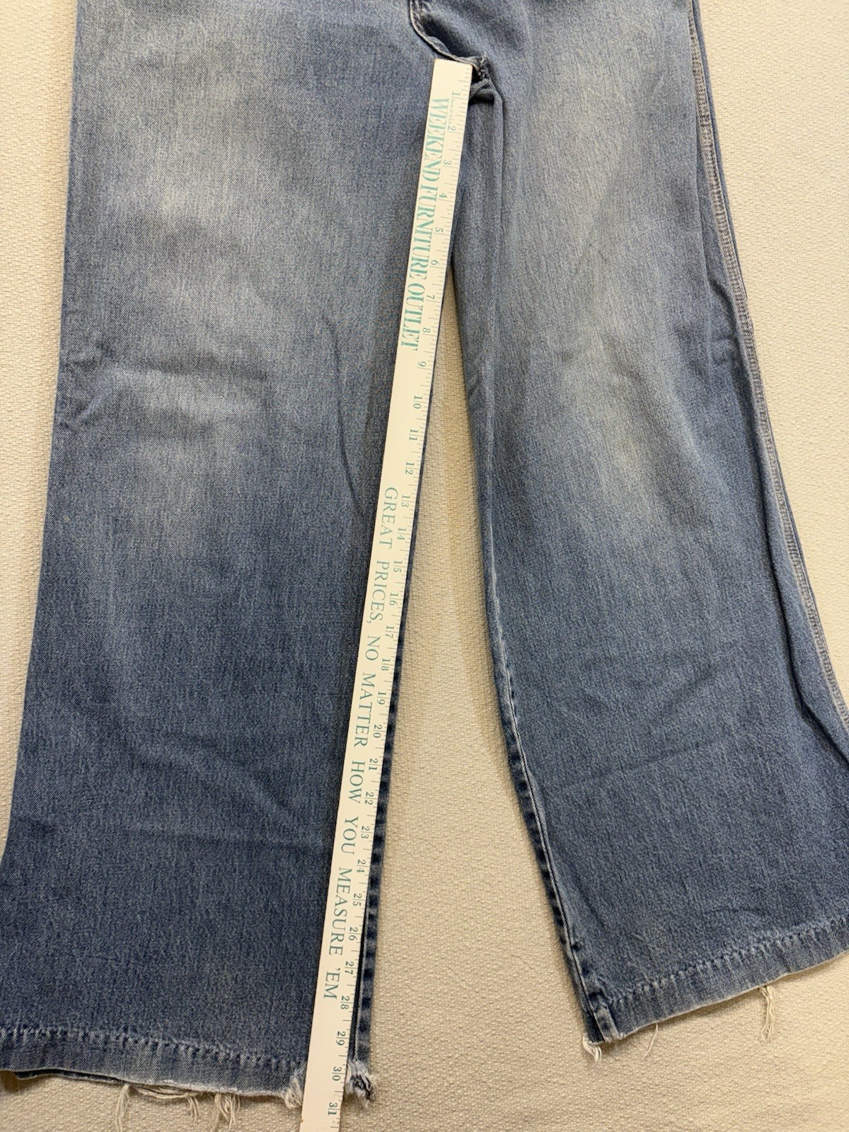 Vintage 90s Y2K San Francisco Wide Leg High Rise Jeans USA Womens Size 15/16