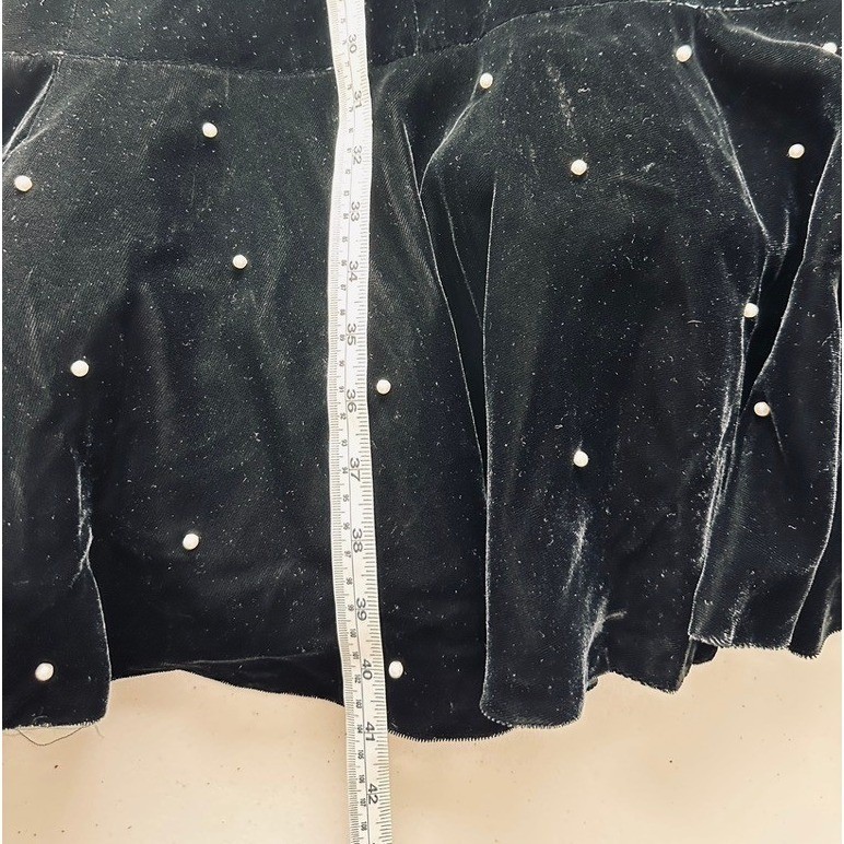 Vintage Velvet Wiggle Dress S Pearls Mermaid Old Hollywood Goth Glam Bodycon