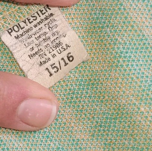 1960s 70s Preppy Mod Golf Shorts Houndstooth Plaid Green Orange 5″ Jrs 15/16 VTG