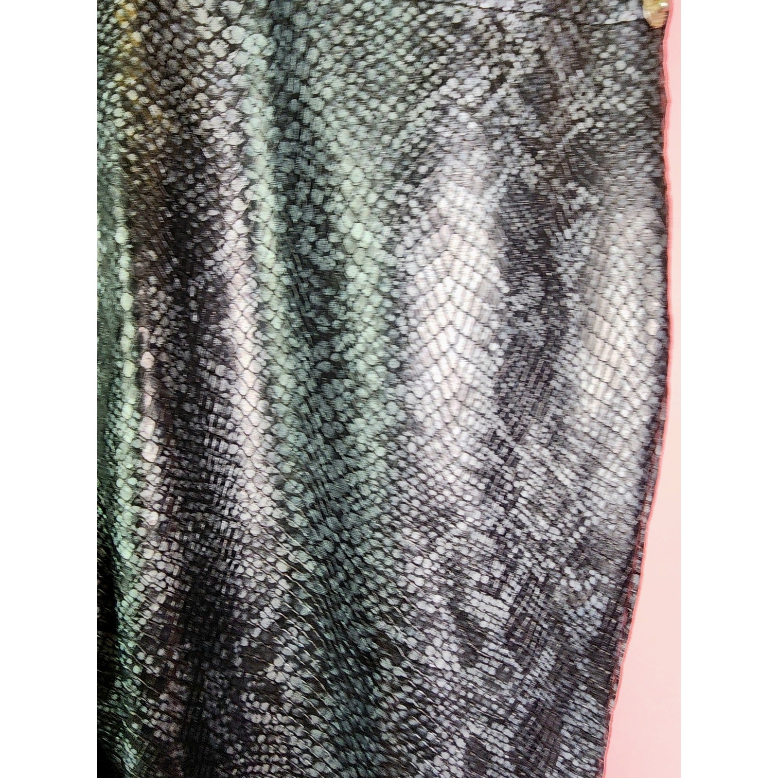 Size XXS Vintage 1990’s Black Faux Snakeskin Pleather Bootcut Pants Mudd Jeans