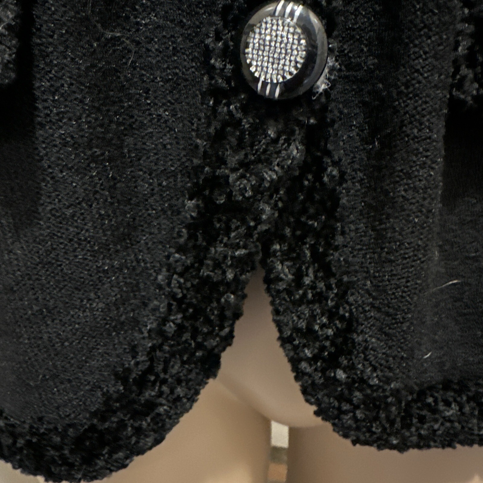 Vintage J.S.S. Black Button Up Cardigan