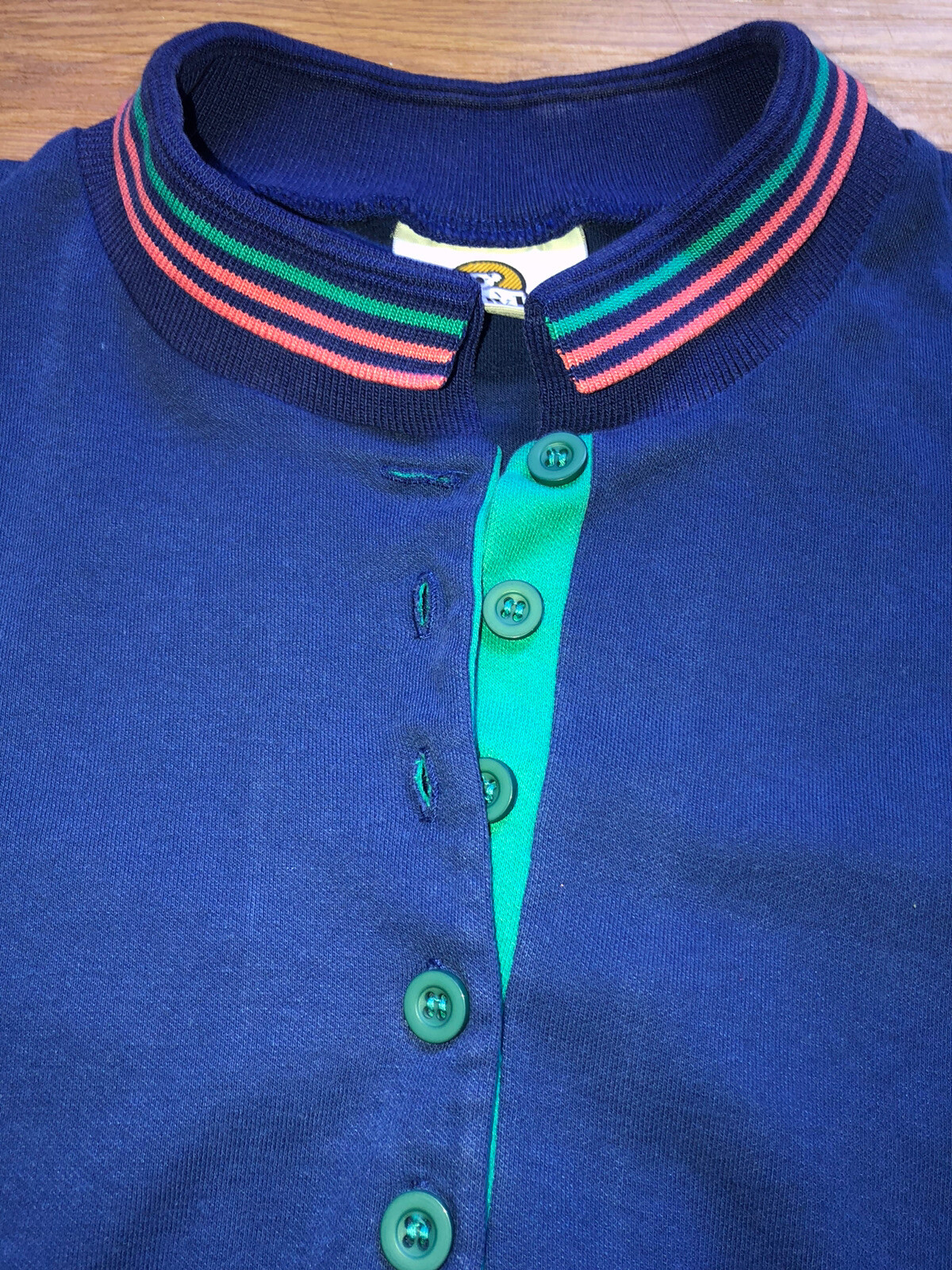 Vintage 90s Sloppy Joe’s Casual Wear 5 Button Collared Short Sleeve Shirt Blue