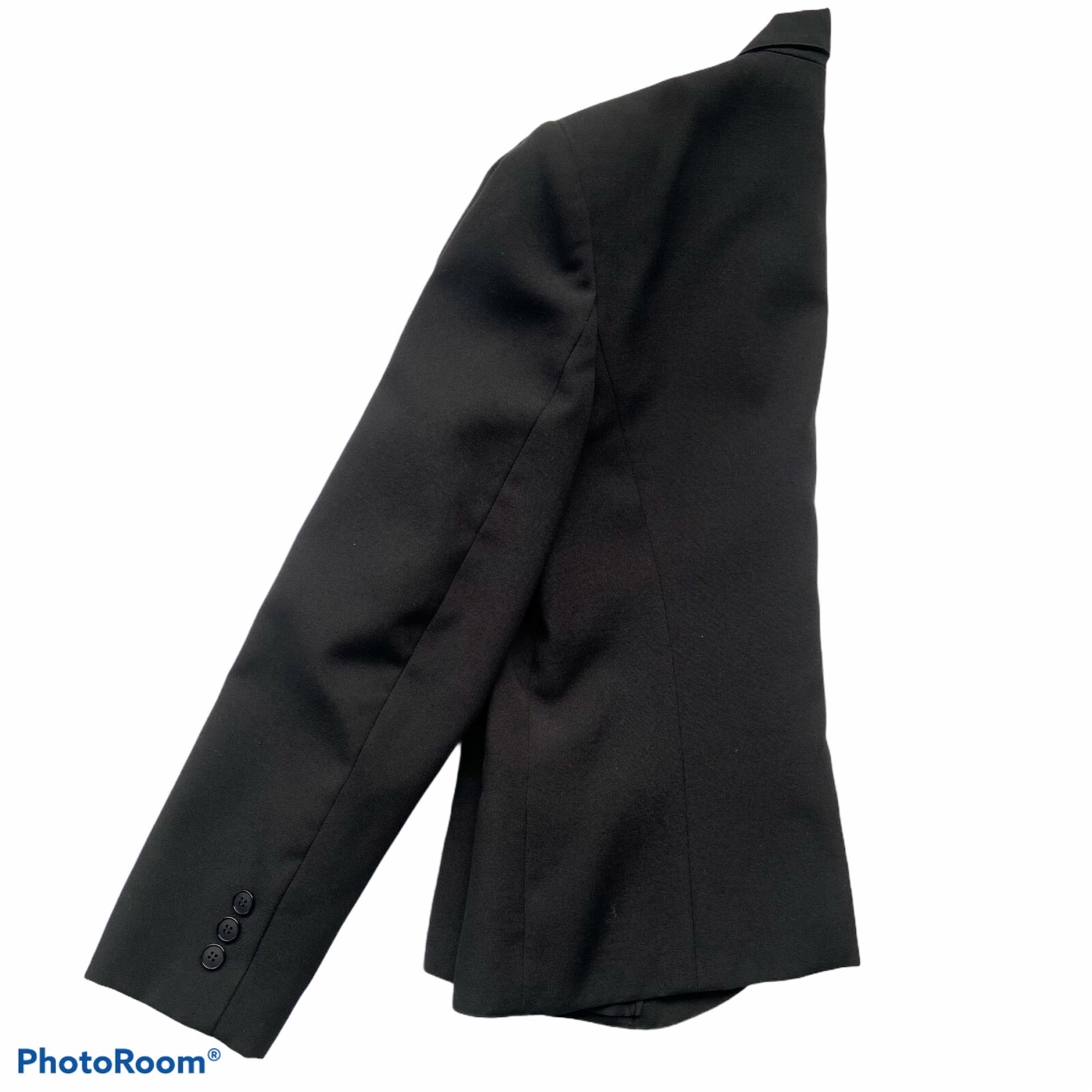 Vintage College Town Black Blazer Women’s Size 11/12 Style 3200 w/ Shoulder Pads