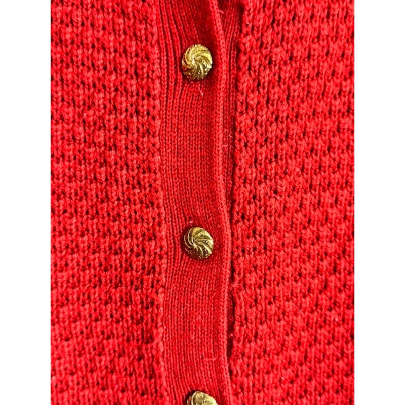 Vintage Ashley Hill Red Sweater Women’s Size Large,Cottage,Preppy,Regency