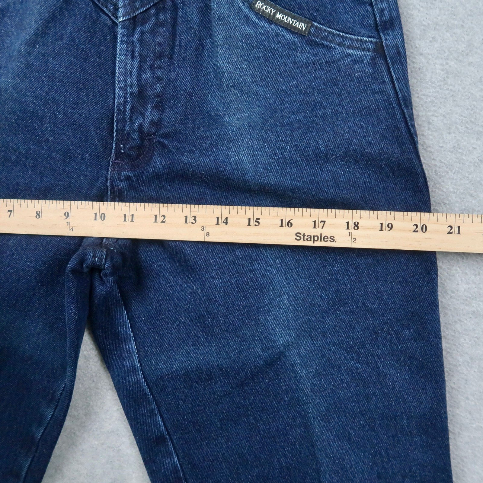 Rocky Mountain Clothing Co Vintage Western Jeans Dark Wash High Waist 29/9 x 36