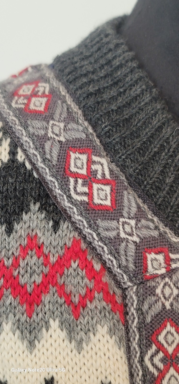 Vintage Nordstrikk Norway Virgin Wool Nordic Cardigan Sweater Womens M, Norway