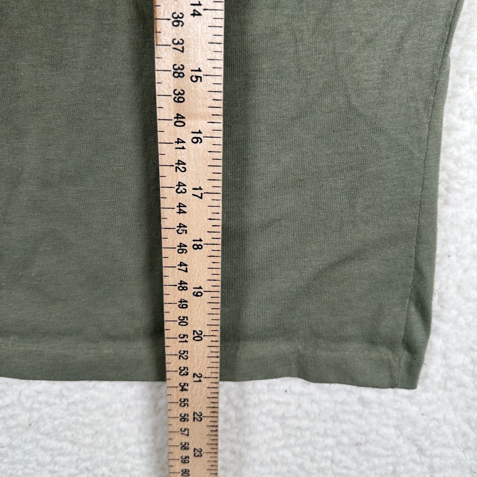 Vintage 90s Sky Lite Mock Neck Dolman Sleeve Crest Top Olive Green Womens L USA
