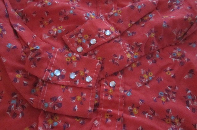 Vintage Women’s Size 32 Lady DJ Dickson Jenkins Red Western Shirt