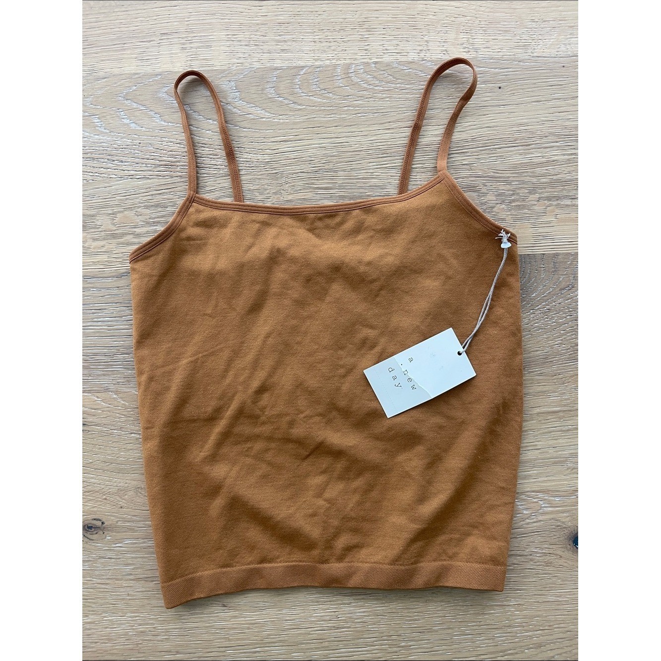 a new day Rust Brown Spaghetti Strap Camisole
