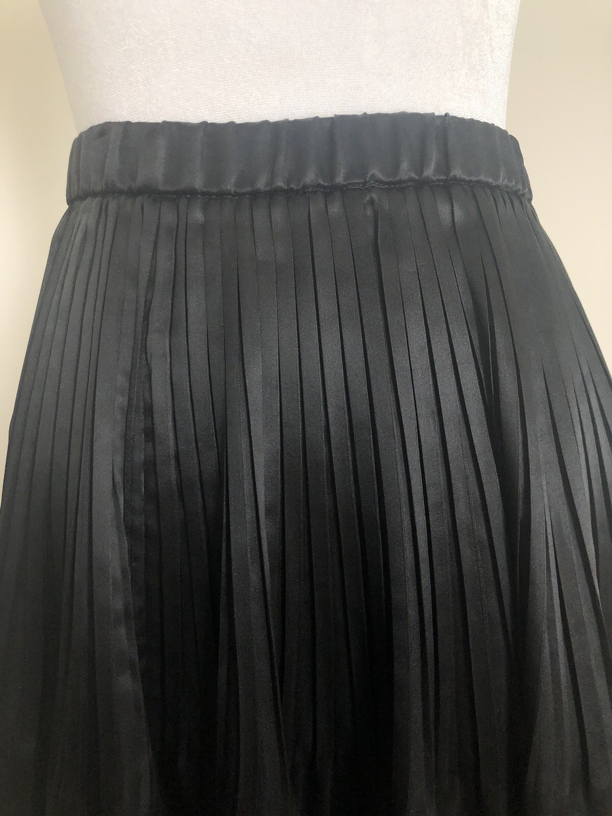 Vintage 1970s Wilroy Black Maxi Skirt XS Ruffle Victorian Gothic Stevie Nicks