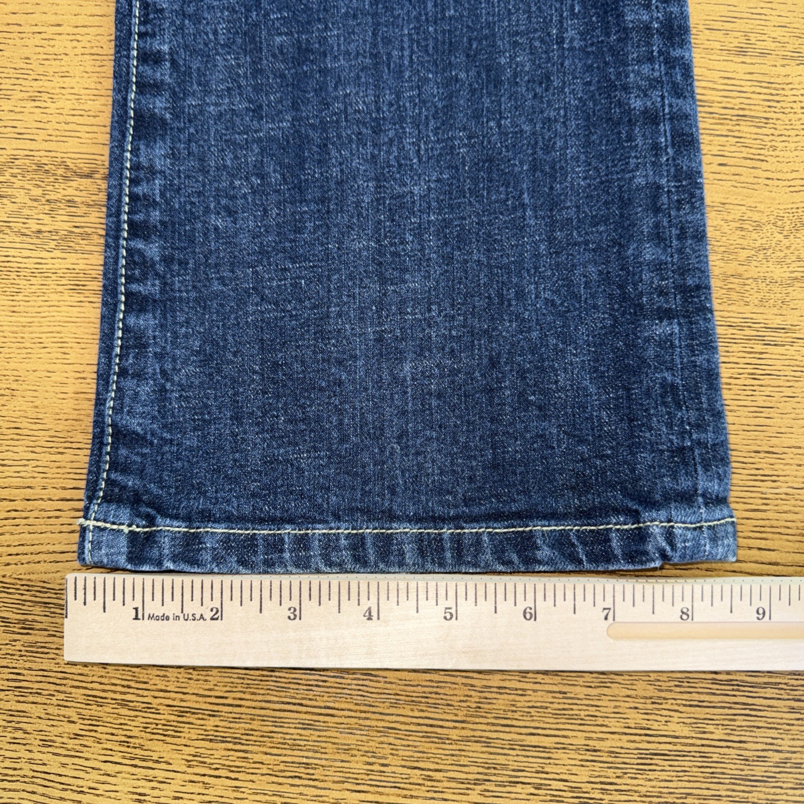 TRUE Vintage Y2K Guess Jeans Super Low Rise Flare 30 X 31 Dark Wash Stretch EUC