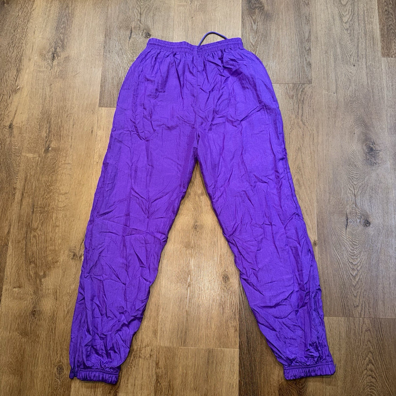 Vintage Casual Isle Track Suit Womens Medium Jacket Pants Set Nylon 1980s 1990s