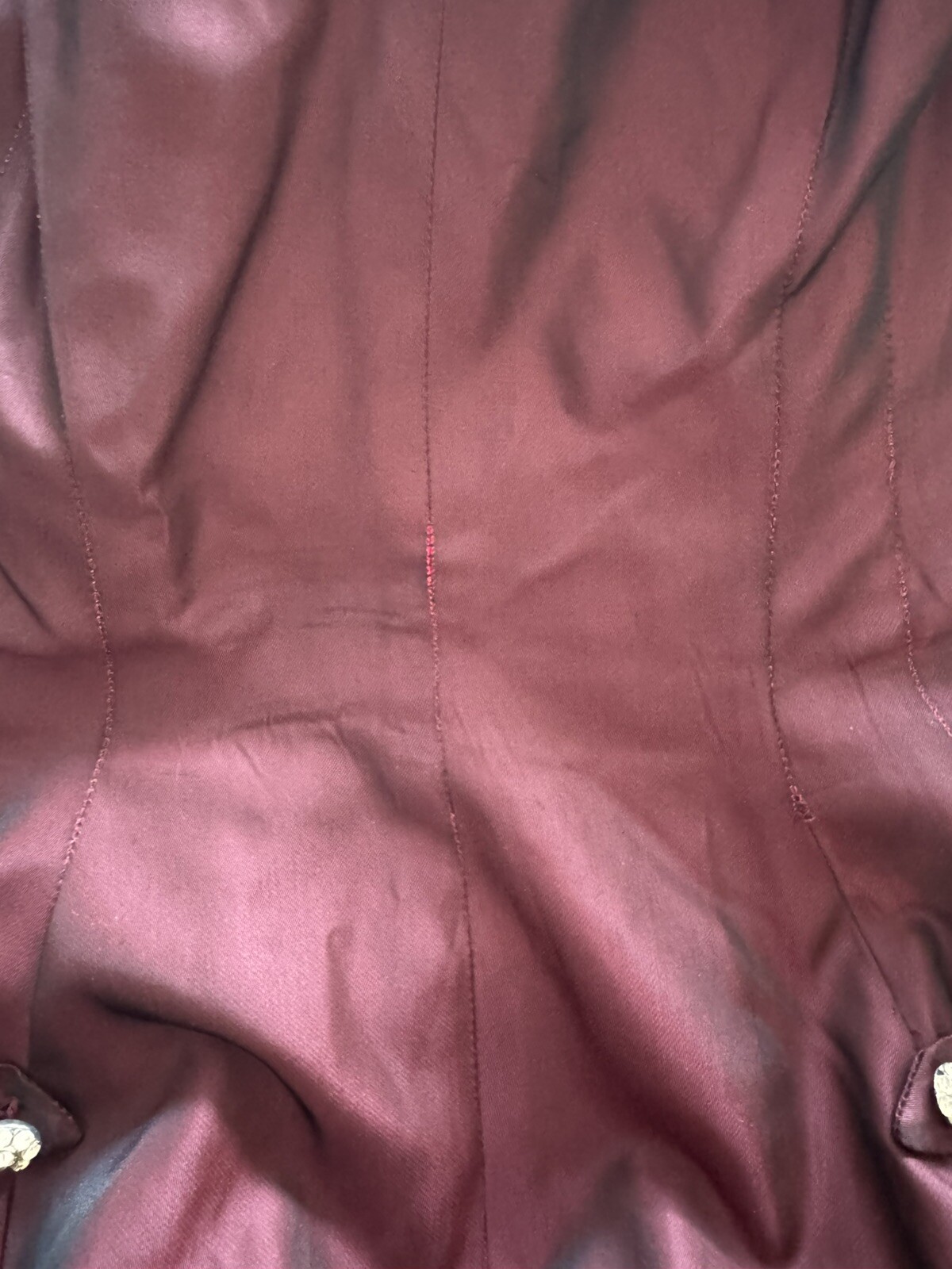 Gorgeous VTG Jonathan Logan BURGUNDY TAFFETA Party Tea Dress XS
