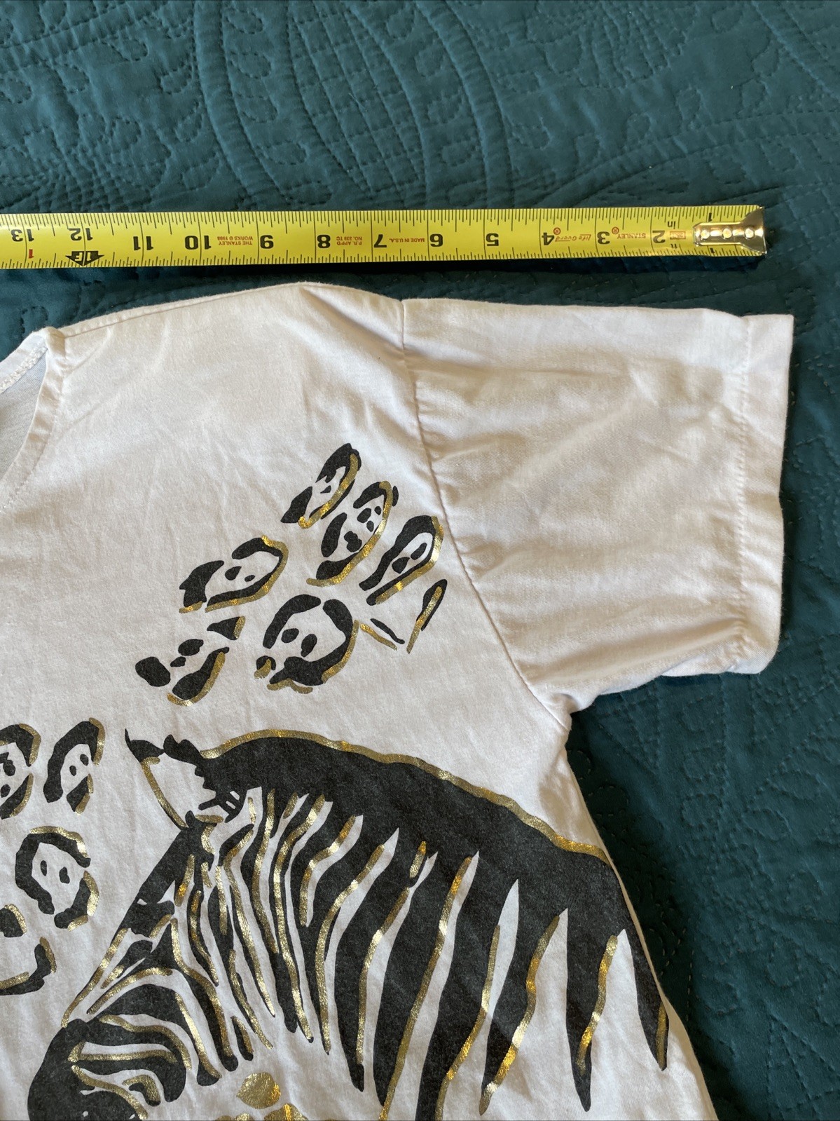 Western connection of California, vintage single stitch, medium, animal print T