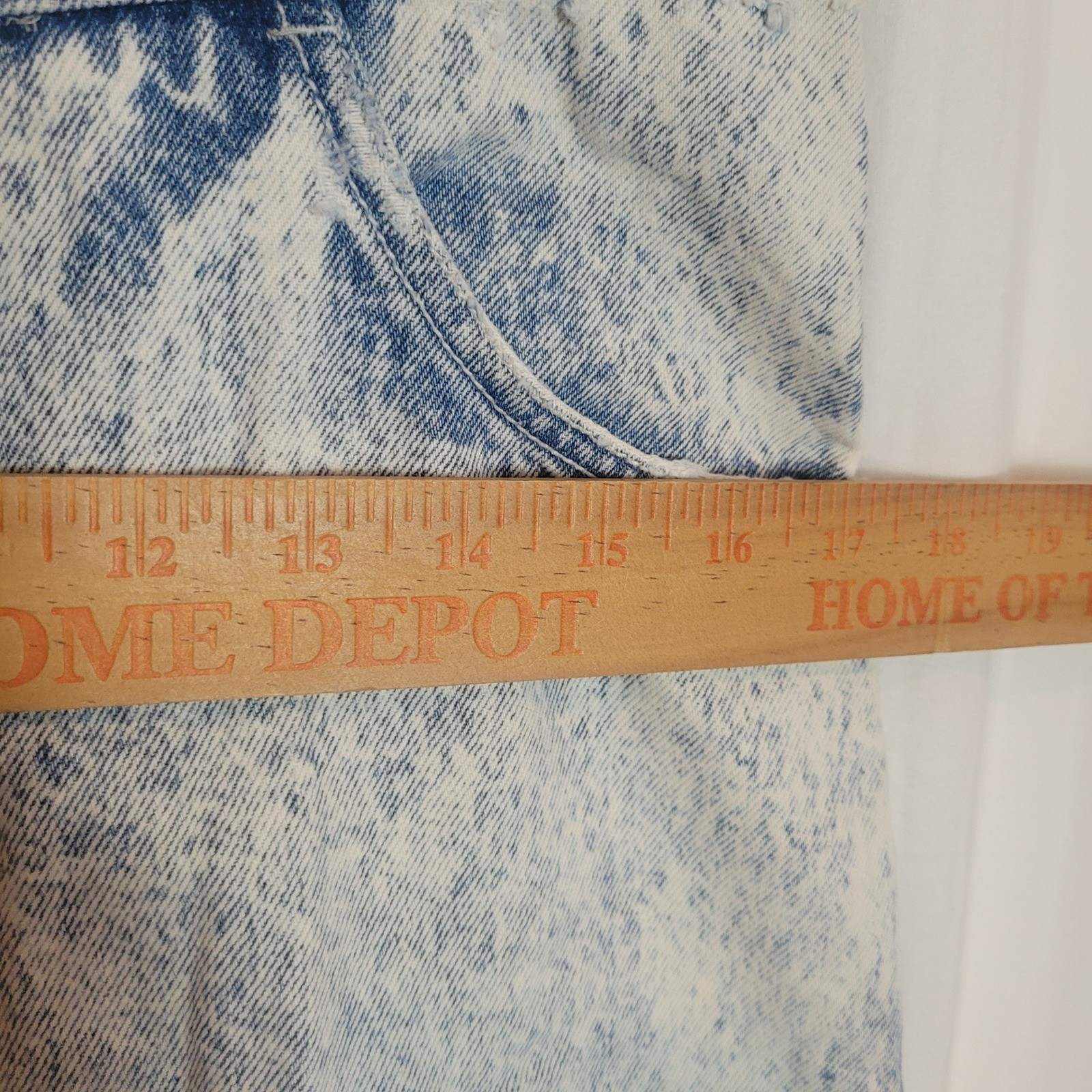 Filippo-Totti Vintage Women Acid Wash High Waist Tapered Jeans Blue 29″ Waist