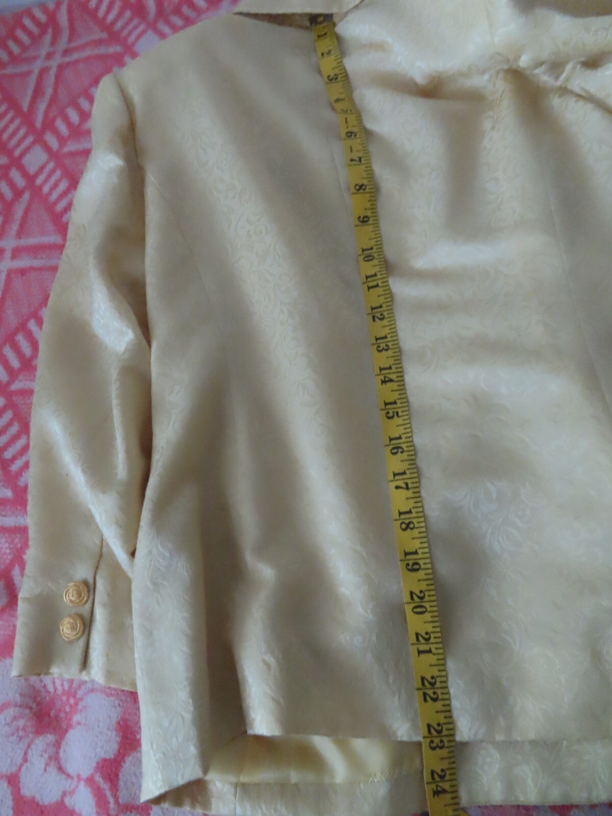vintage rare 50s 60s Fashion for Lady Matsuzakaya silk suit sz 3 (Read)