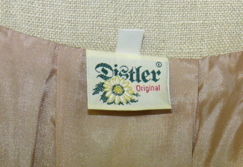 DISTLER ~ Brown AUSTRIA Women SUMMER Casual Skirt Dress Suit JACKET Eu 46 18 XL
