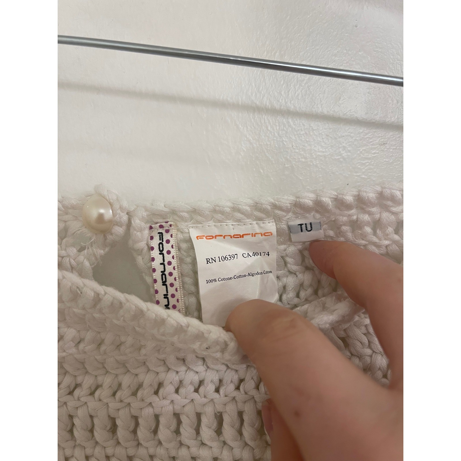 Vintage Y2K Euro Italian Crochet Micro Skirt Fornarina Coquette Festival