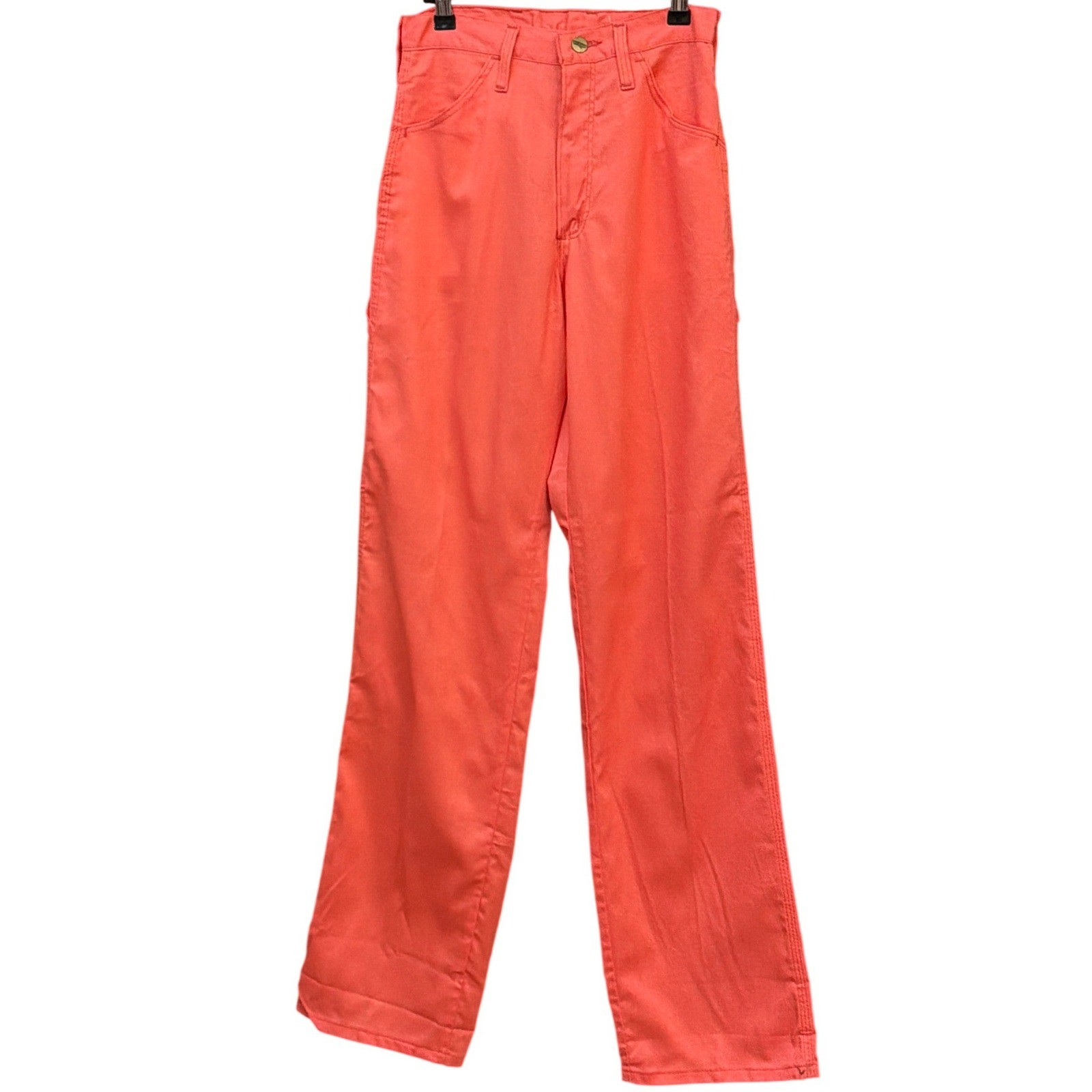 70s Vintage Deadstock Wrangler Painter Pants Coral Pink Workwear Retro Barbiecor
