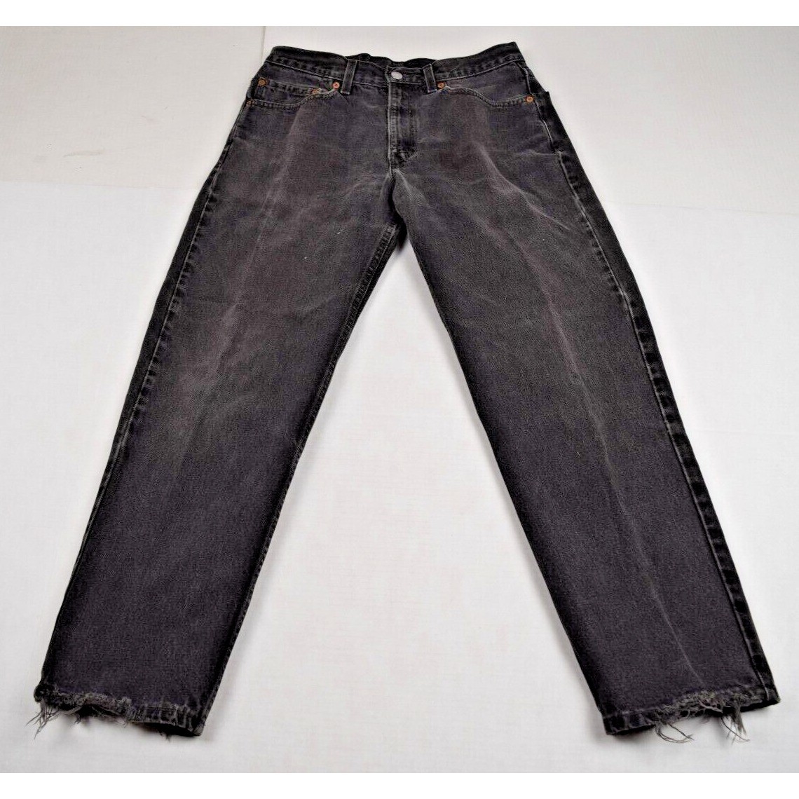 Vintage Levis 550 Jeans Black Relaxed Fit 33 x 30 Faded Black Made USA 1999