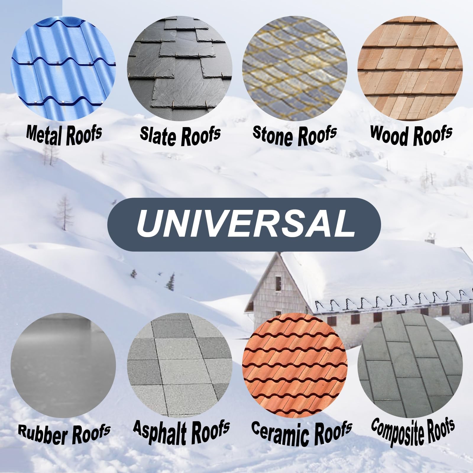 HEATIT 8JHSF1 Self-Regulating Heating Cable – Roof & Pipe Freeze Protection