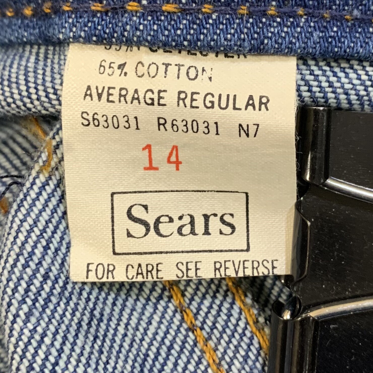 Vintage Women’s Sears Jeans That Fit 29×31.5 Med Wash Blue Denim High Rise Waist