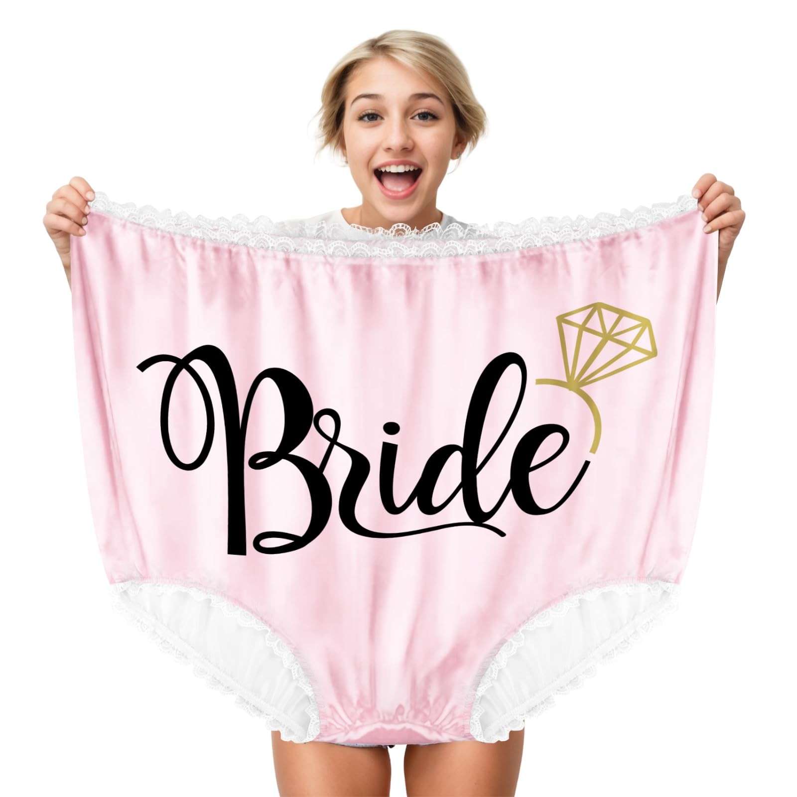 Big Mom Undies Underwear Funny Pink Bride Gag Gift X-Large-XX-Large,