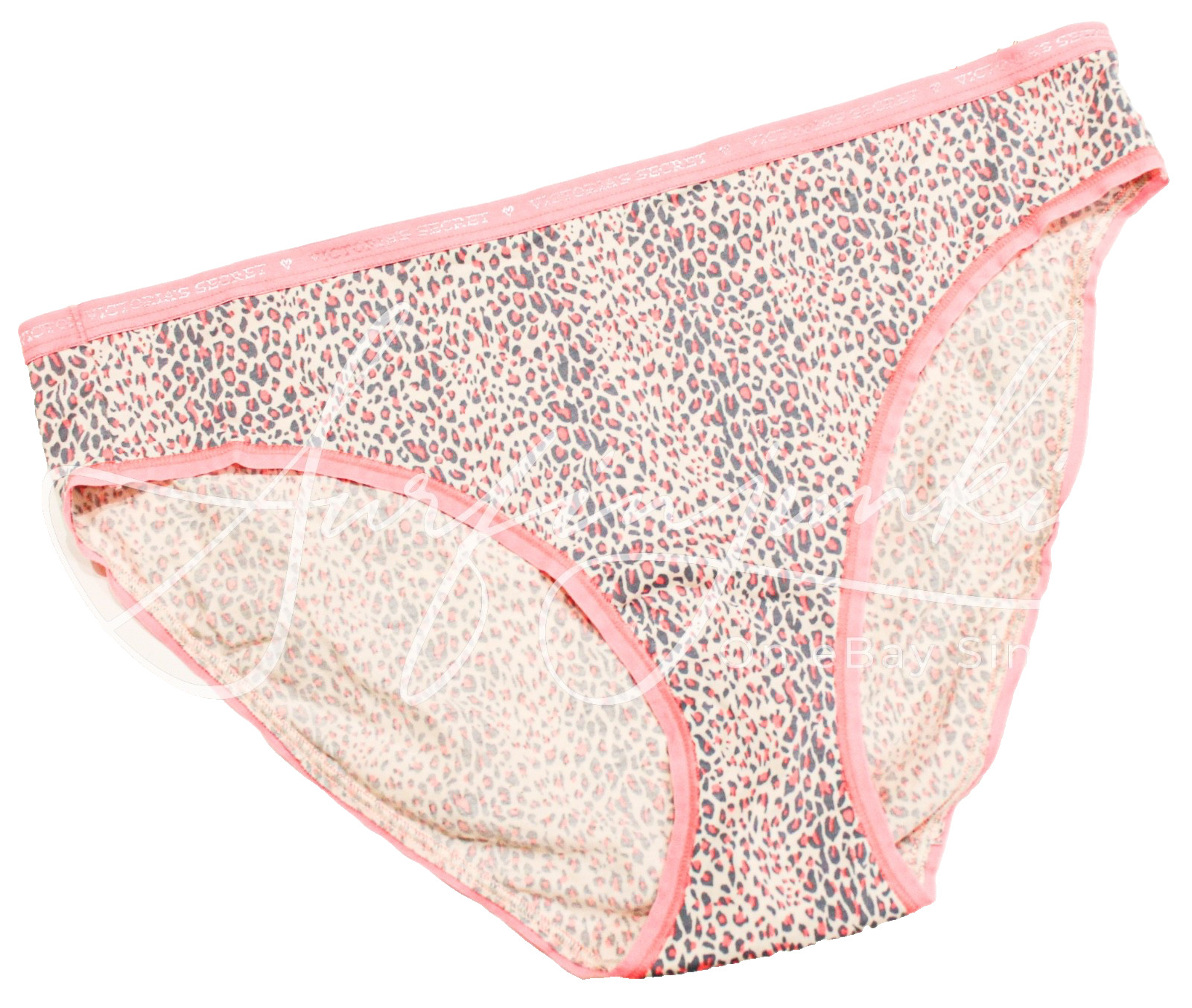 Victoria Secret Vintage Panty Panties XL Cotton Bikini Low Rise Hiphugger Pink