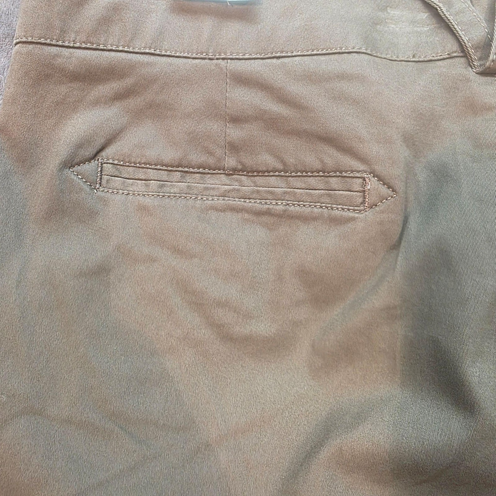 Dockers Khaki Pants Womens 16 Med Beige Favorite Fit Stretch Twill Flat Front