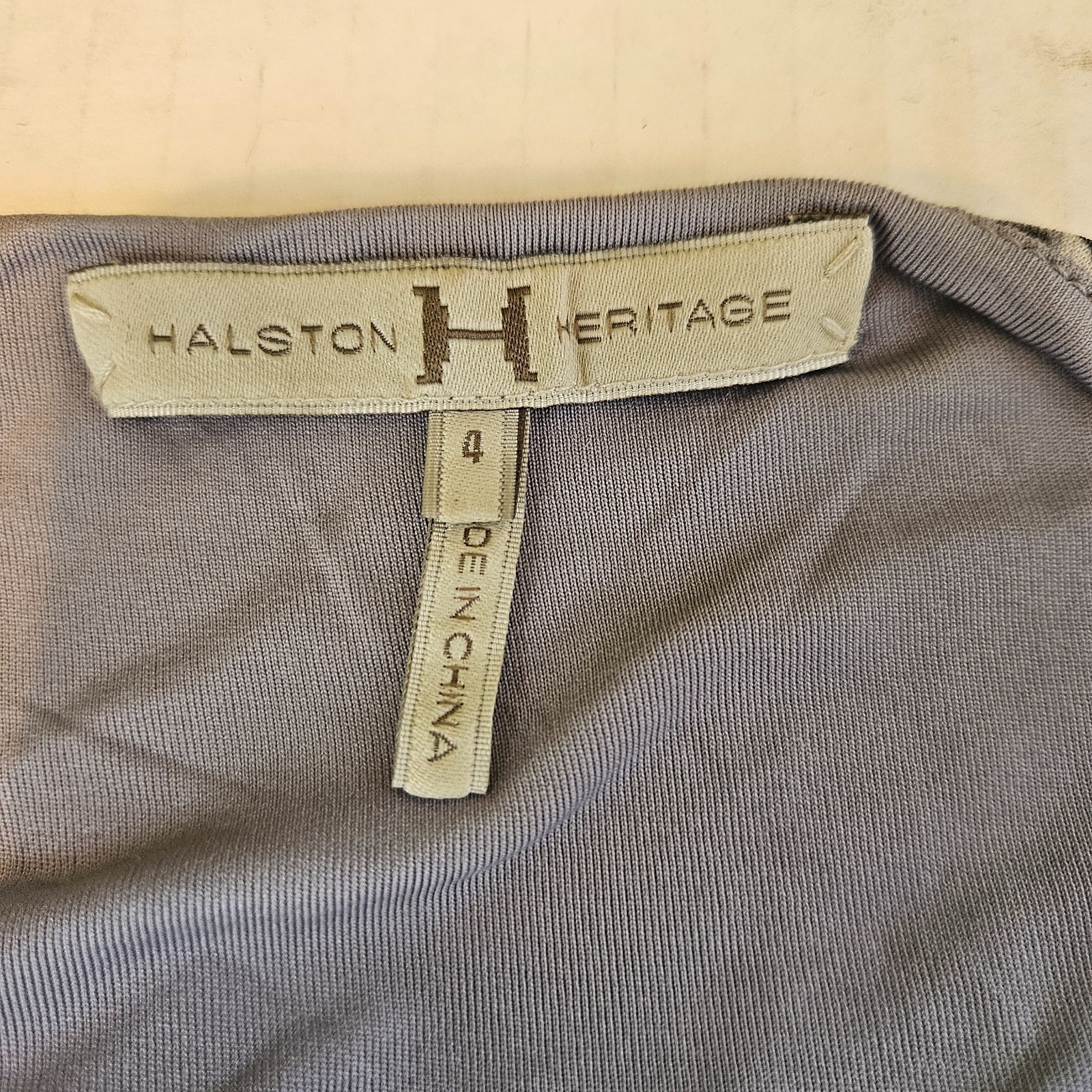 Vintage Y2K Halston Heritage glamorous siren cocktail party dress Size 4