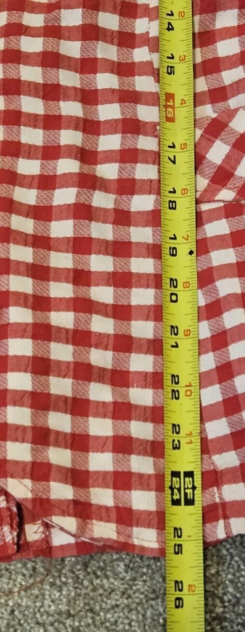 Vintage Red And White Checked Blazer The Outsider Happy Legs Inc Womens Retro