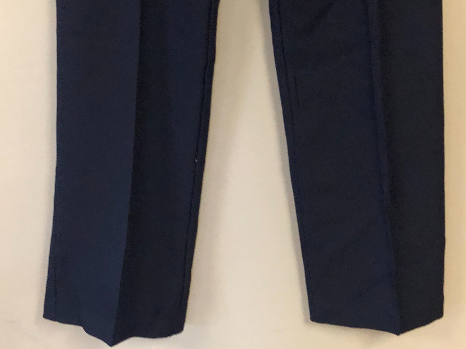 Vintage 70s Steve’s Stuff Blue Polyester Pants Size 26″-30″ Waistx29 1/2″ Inseam