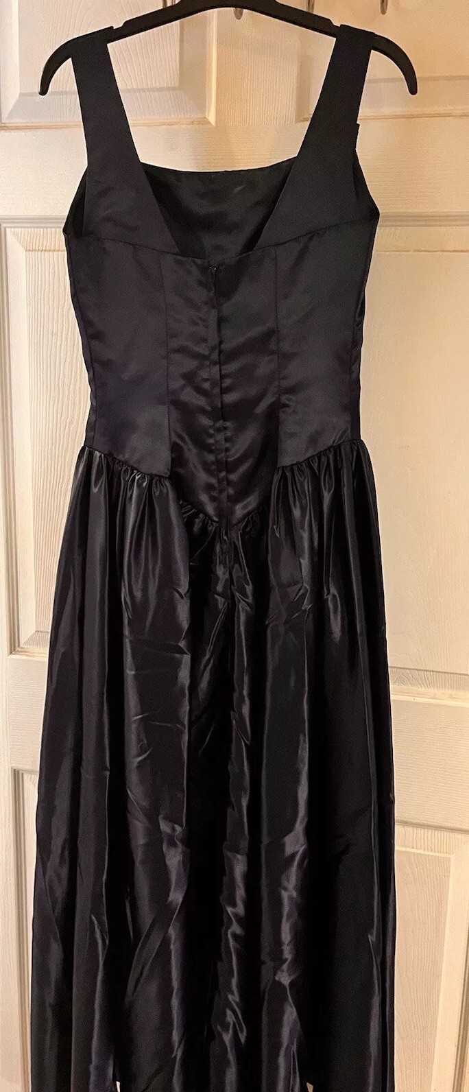 Vtg. Union Tag Formal Party Dress Dark Blue Size 7 Classic Style 1950-60 Styl