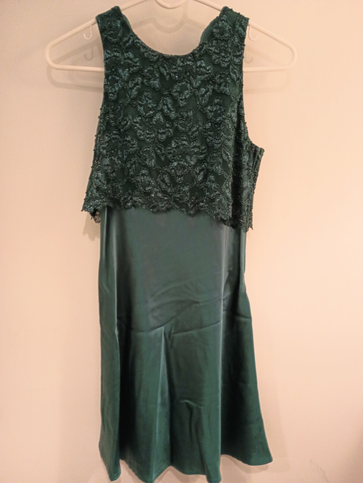 Vintage Steppin’ Out Green Mini Dress Size 5/6