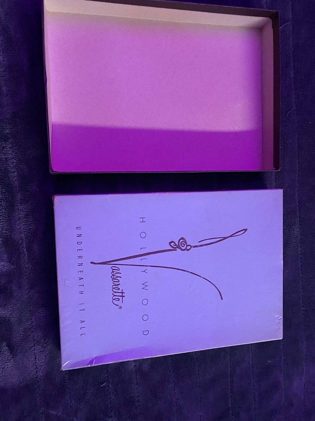 Vintage Hollywood Vassarette Lingerie Box Empty Munsingwear 1950s Boudoir Prop