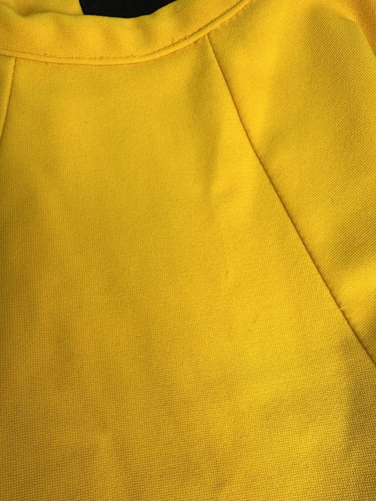 Vintage Cheerleader Skirt Yellow And Black 24” Waist Stripe Great Condition