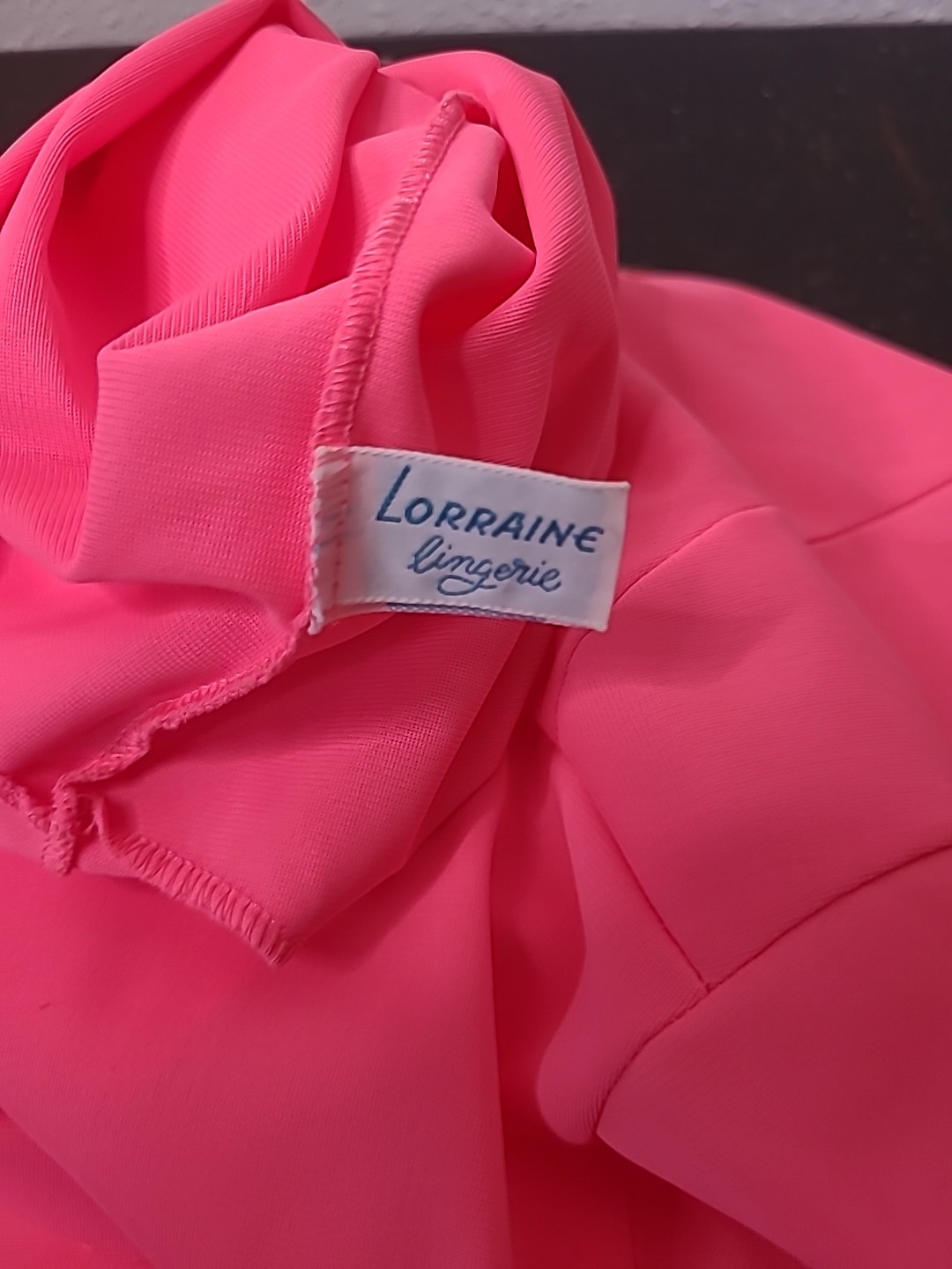 VTG 60s Lorraine Pajamas Coral Metallic Trim Lounge PJ Set Mod Regency Glam 34