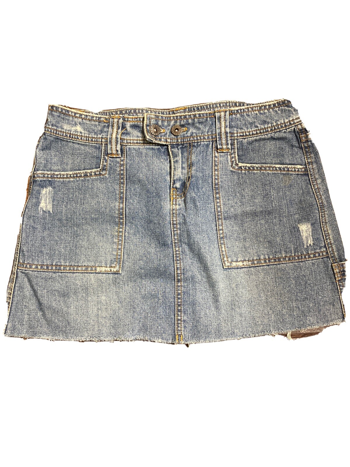 Refuge Premium Denim Y2K Era Mini Denim Jean Skirt. Juniors Size 9