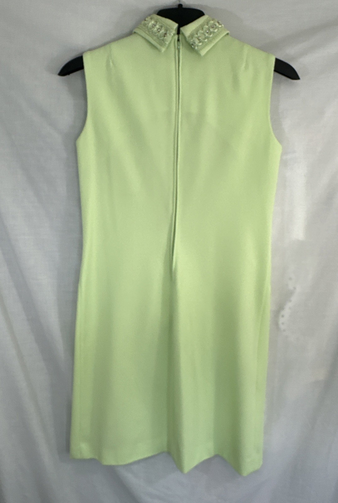 VTG Mod 2 Pc Sheath Dress & Boxy Crop Jacket Set *L/XL Key Lime Green Jackie O