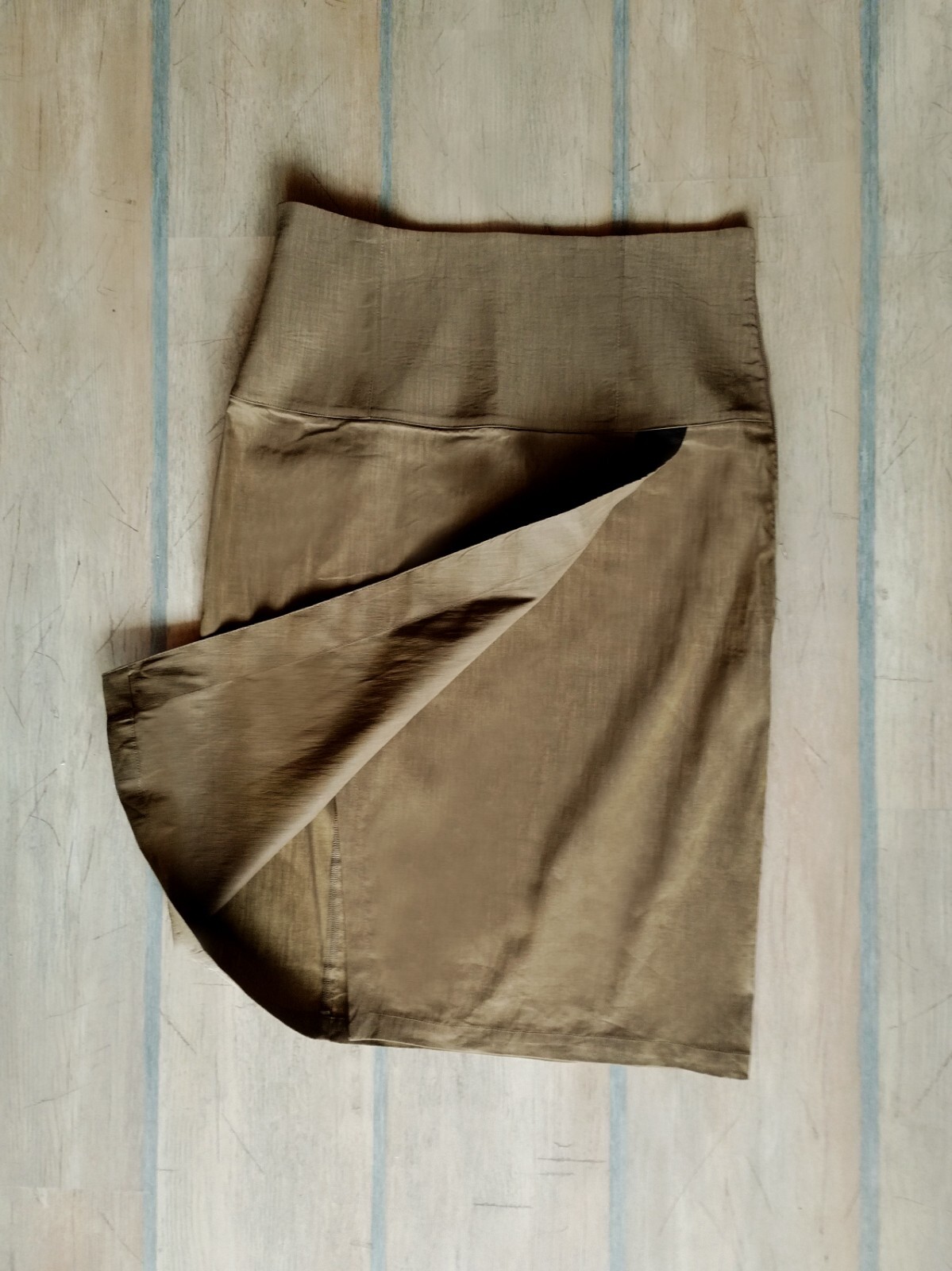 Sarah Pacini Skirt Khaki Elastic skirt Womens skirt Size 2