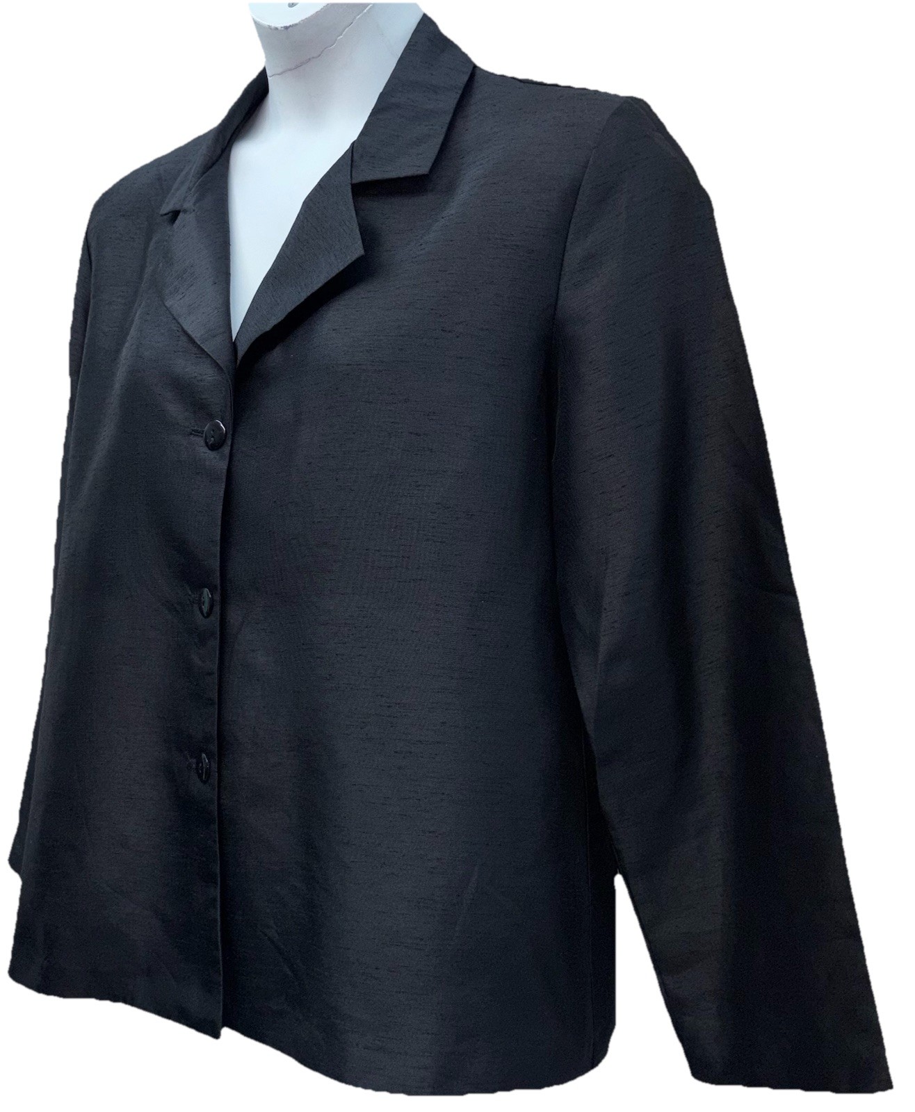 VTG Kensington Square Women Size L Three Button Long Sleeve Lightweight Jacket