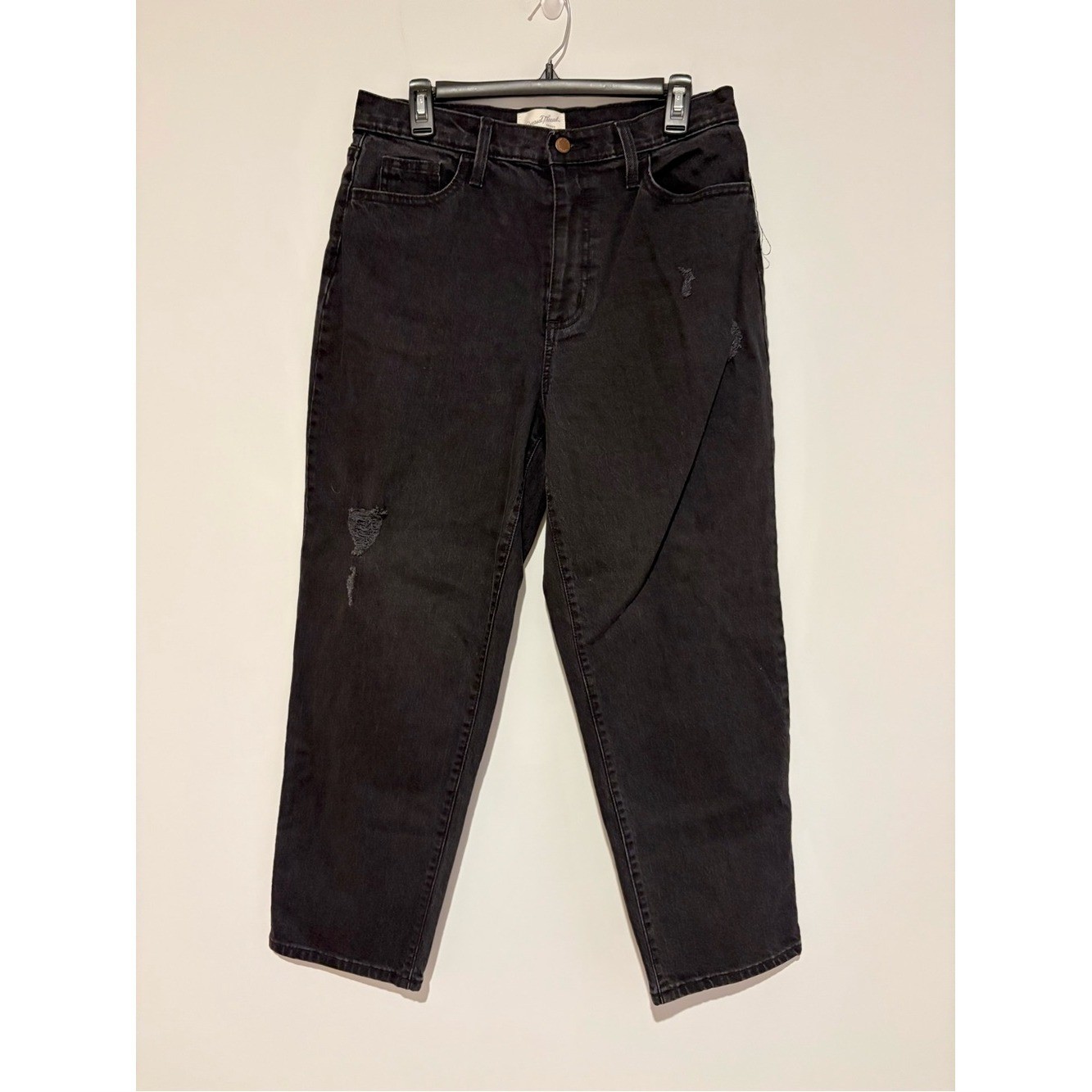 Universal Thread High-Waist vintage straight Cropped Jeans black size 10/30R