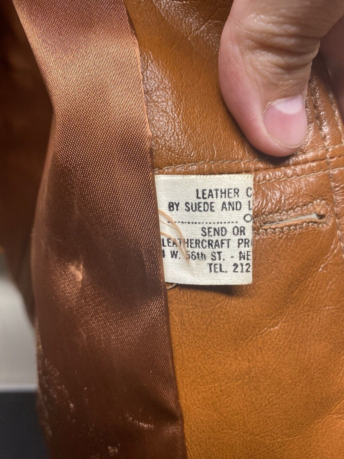 Vintage Leathers by Jeffery Jacket Size Women’s 44 Brown Leather 1990s