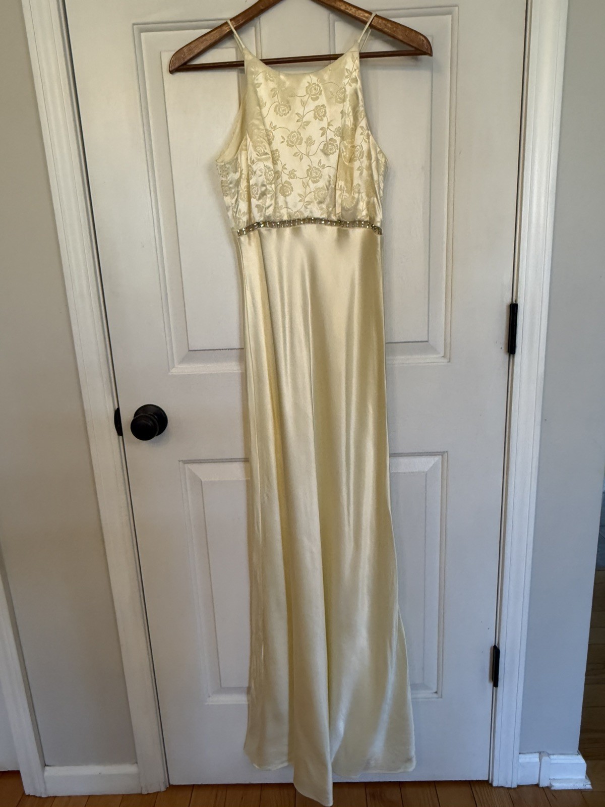 VTG Betsy & Adam 90s 5/6 Yellow Formal Dress Princess Fairy Slip Dreamy Prom