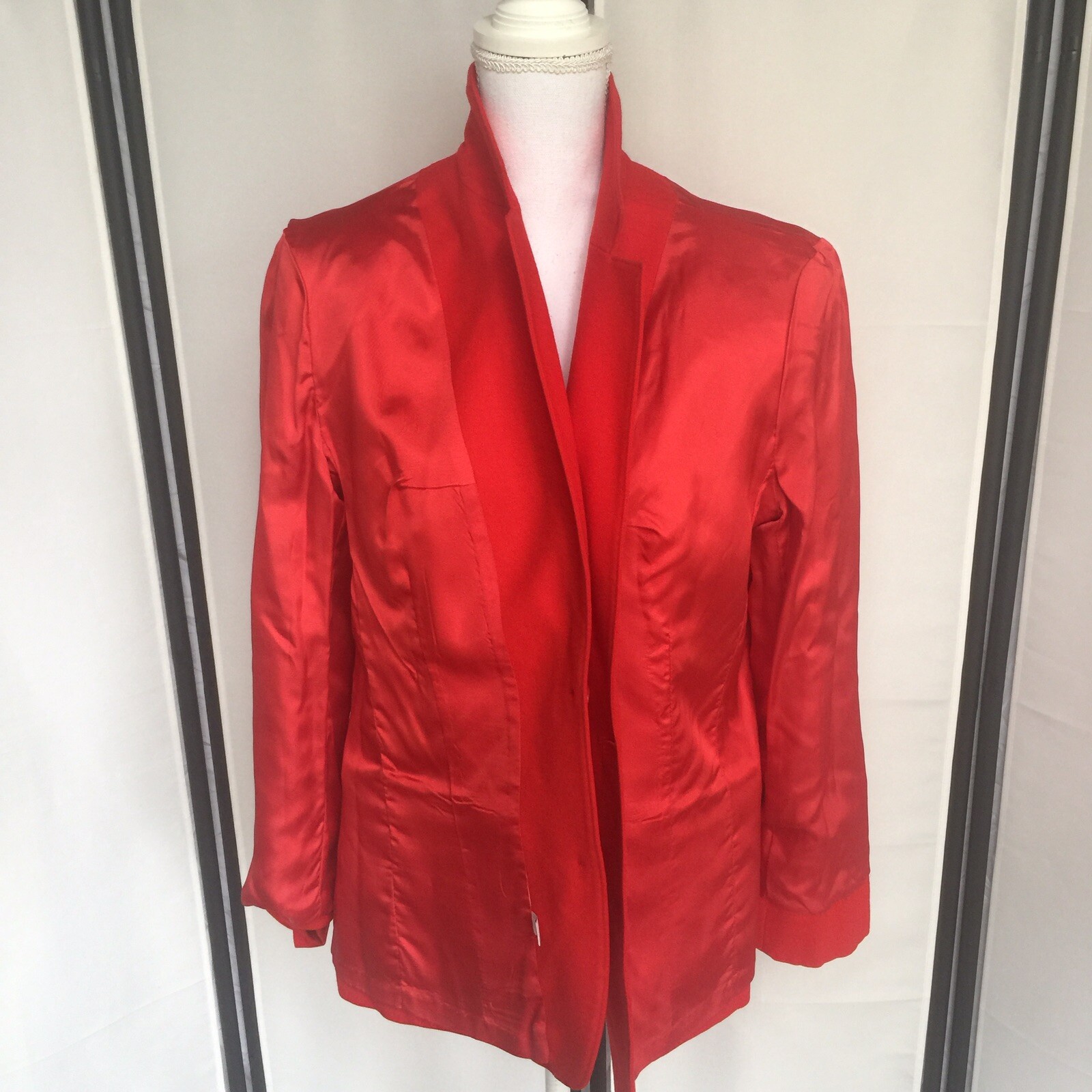 Pendleton Womens M-L Vintage 70s Blazer All Red Fully Lined See Measurements
