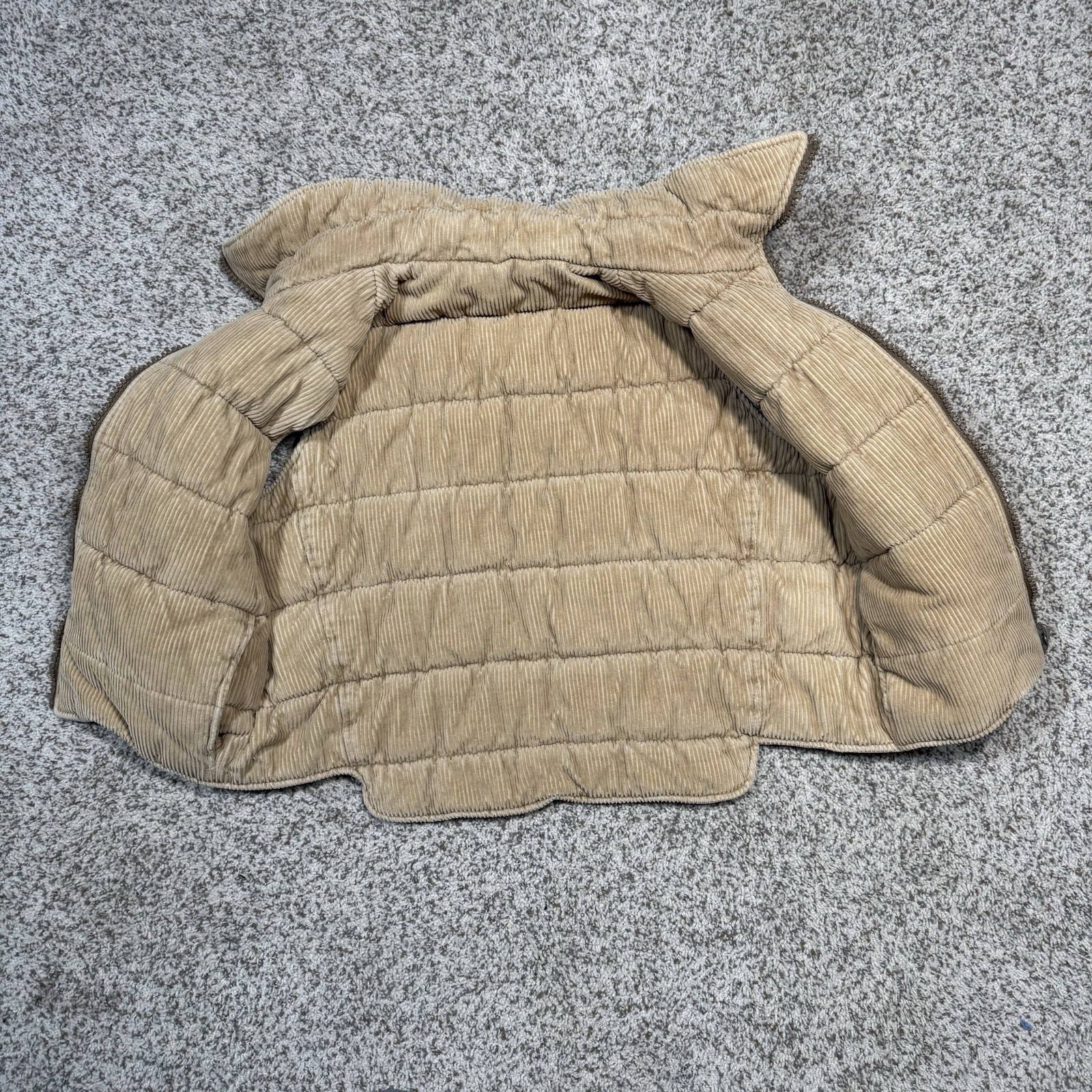 Vintage 80s The Limited Ski Wear Reversible Corduroy Puffer Vest Womens L