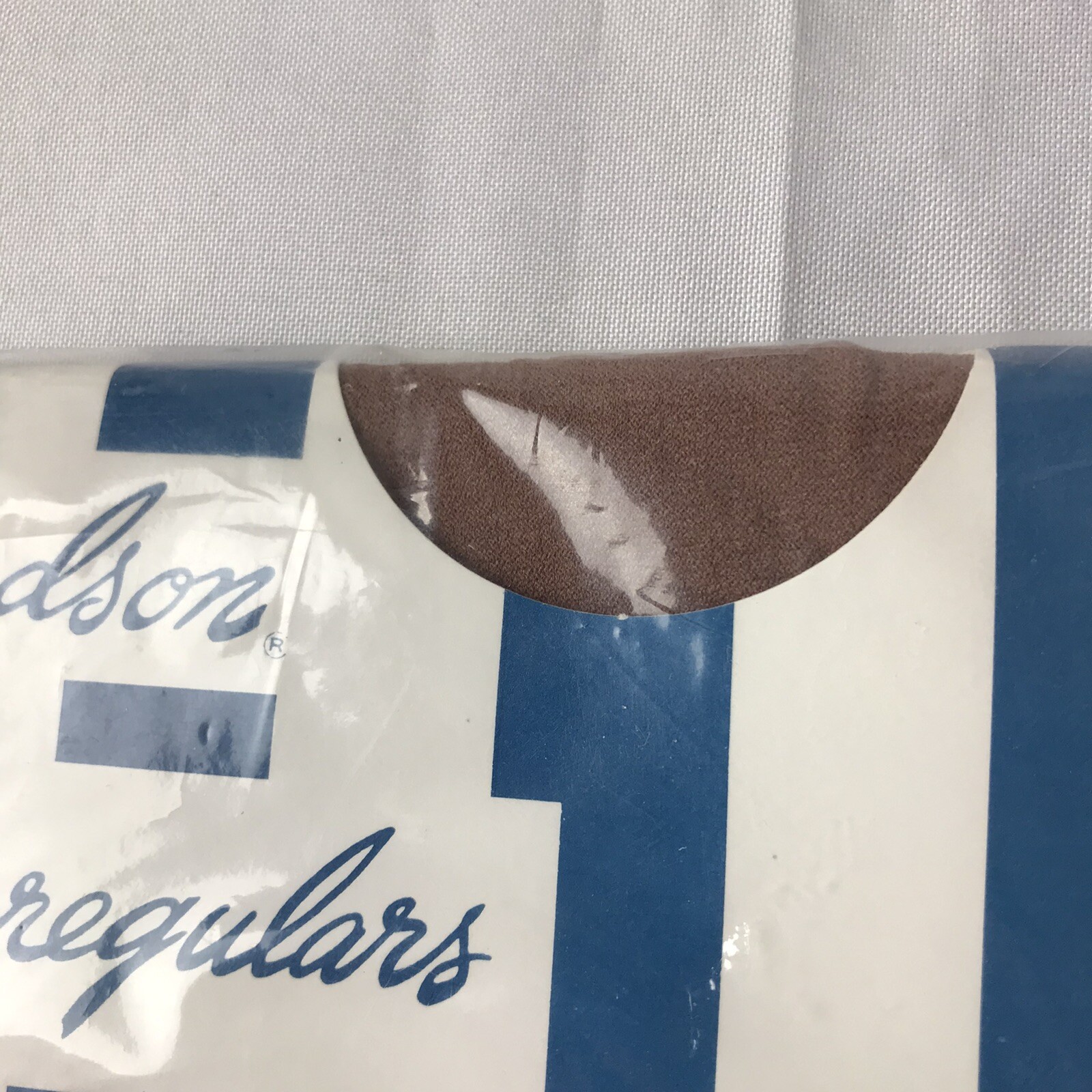 nos vtg Hudson Irregulars Size A Support Pantyhose Gay Taupe Fits 90-110lbs 078